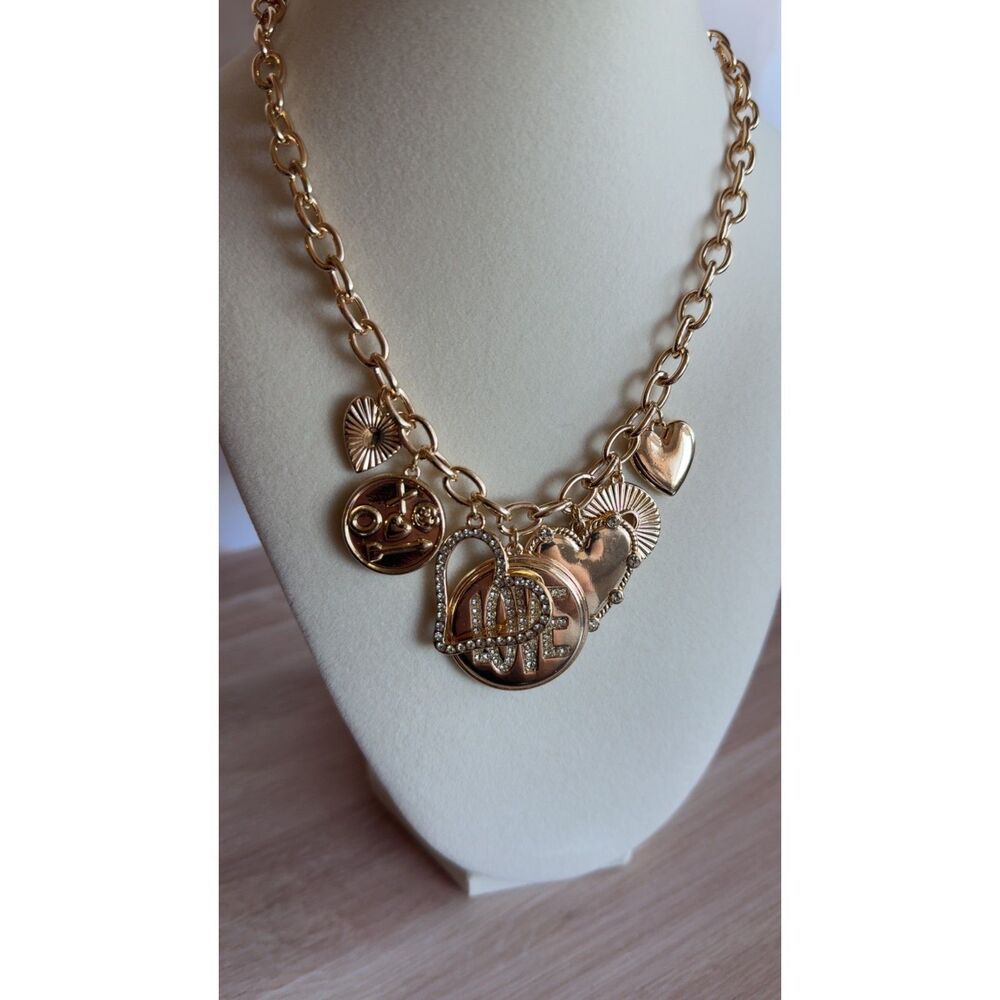 Chunky Charm Necklace |  a new day
